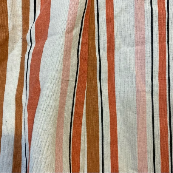 Minkpink Barbados Linen Blend Striped Sleeveless Mini Dress Multicolor Sz Small - Picture 6 of 10